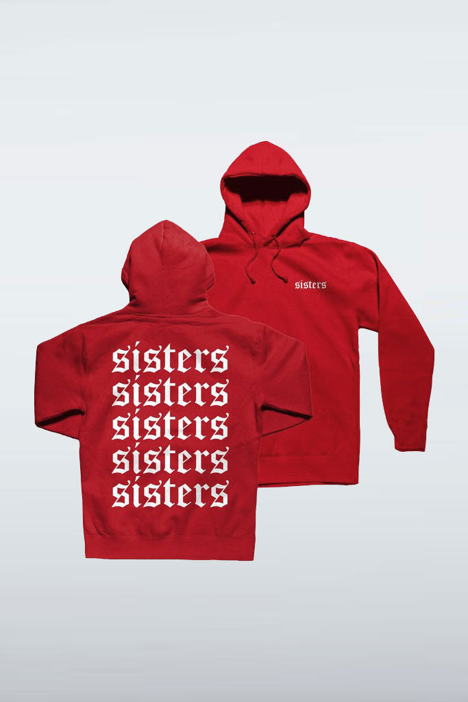 orange sisters hoodie