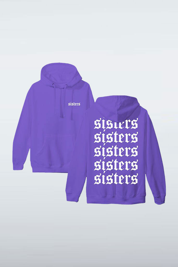 light pink sisters hoodie