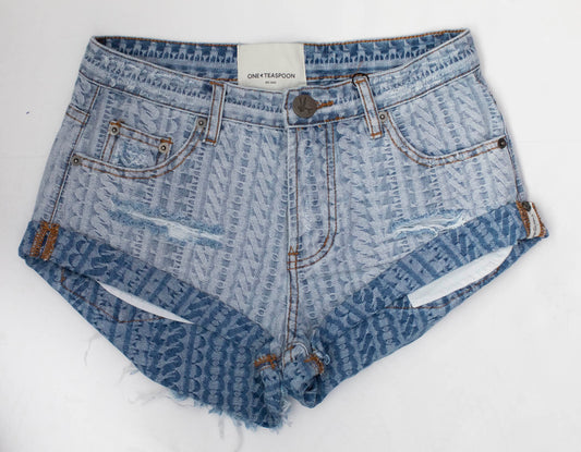 Hendrixe Bandit Low Waist Denim Short