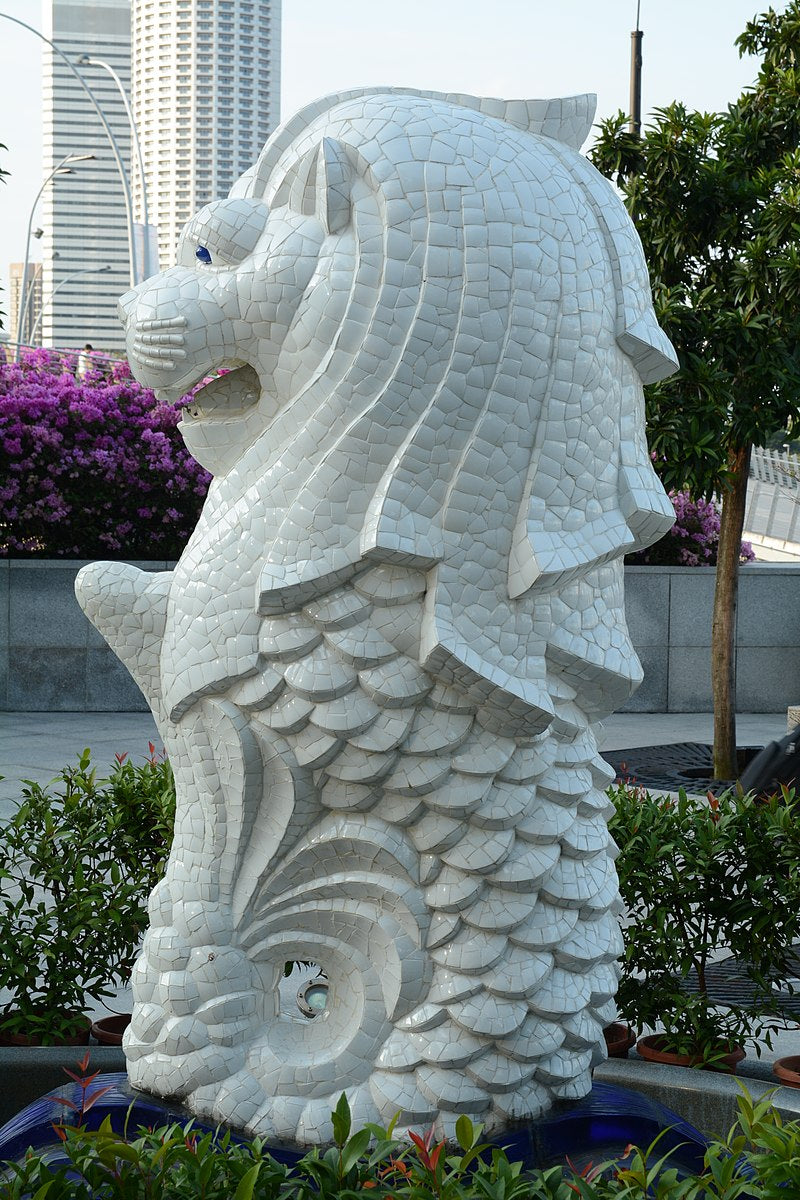 Mini Merlion in Singapore By C1815. - Own work., CC0, https://commons.wikimedia.org/w/index.php?curid=38668228