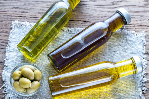 bottles of olive oil