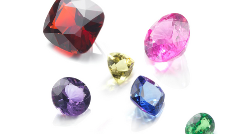 cut gemstones in different colors for Enkutatash