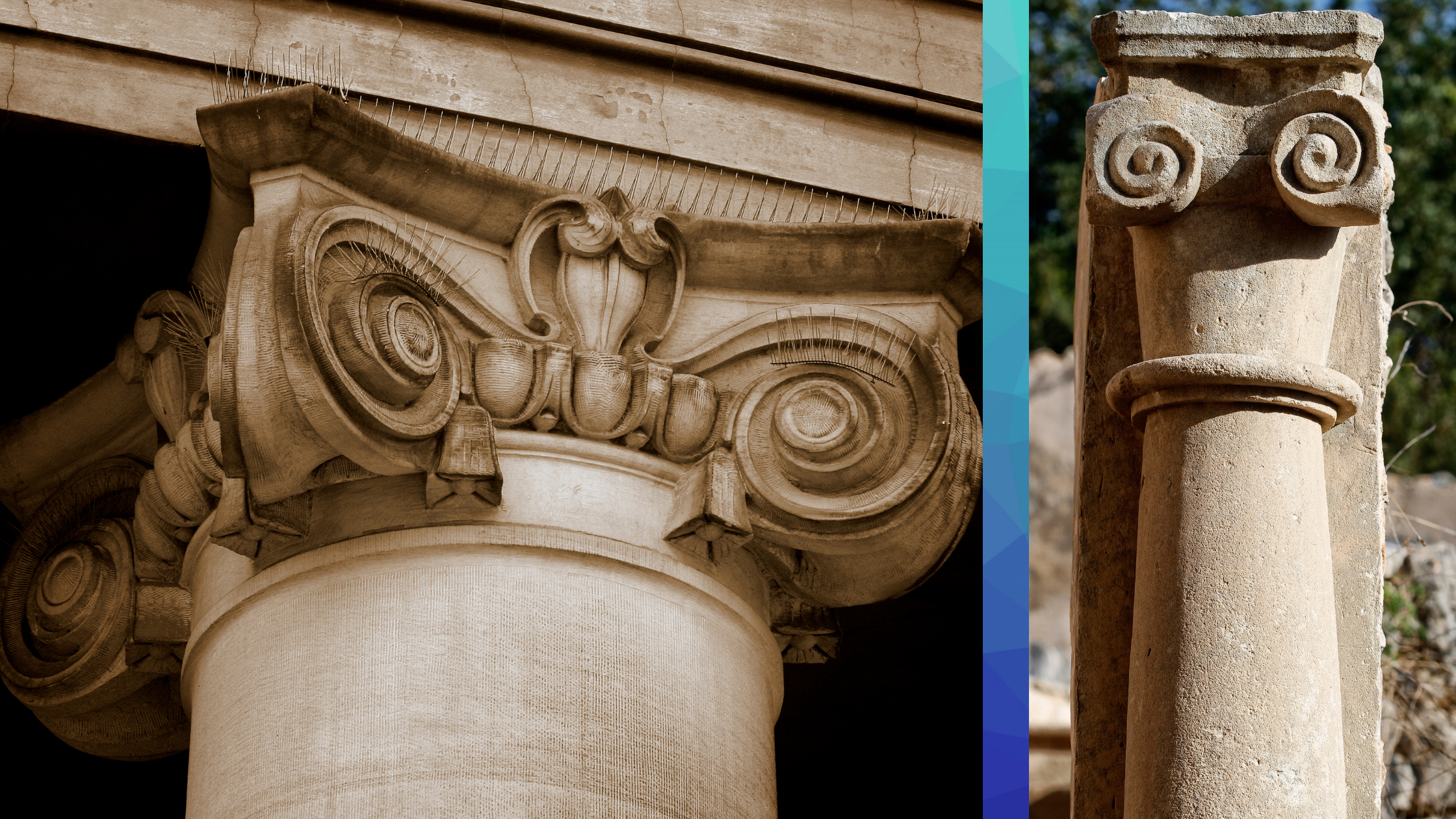 Ionic order columns