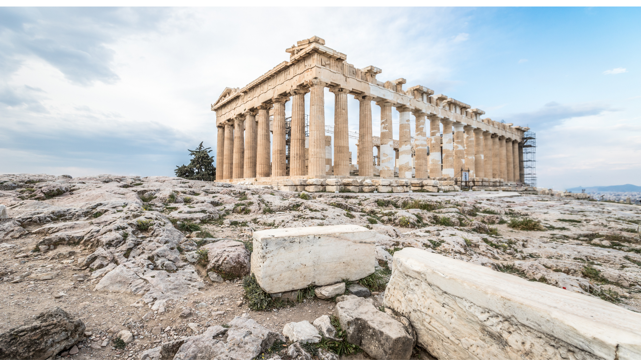 The Parthenon in Greece