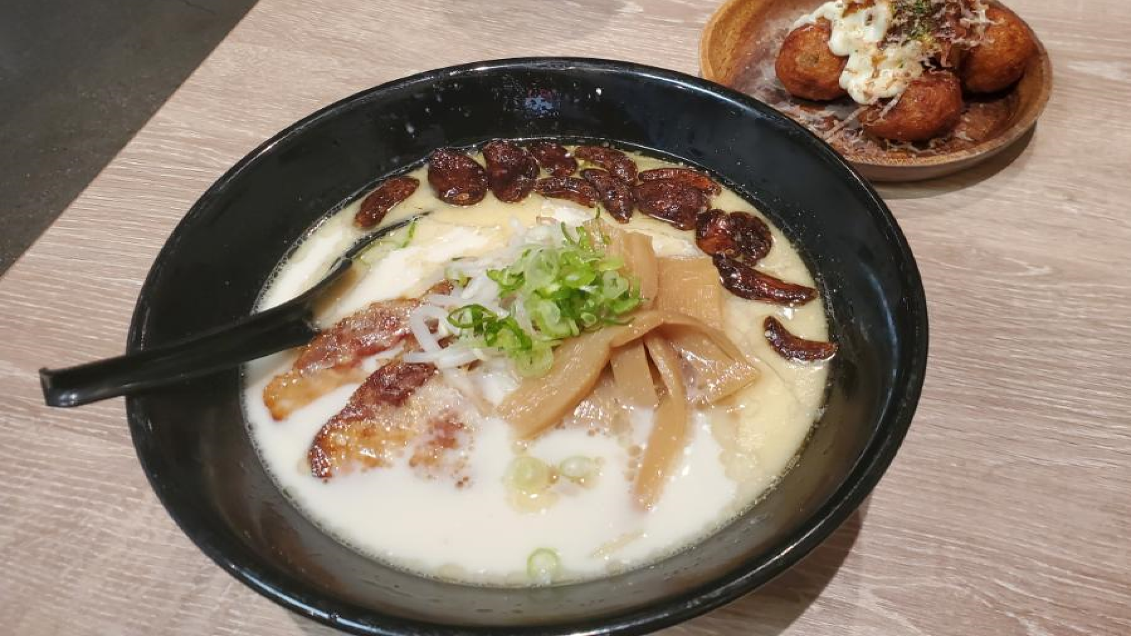Tonkotsu with Pork and Roasted Garlic japanese cuisine