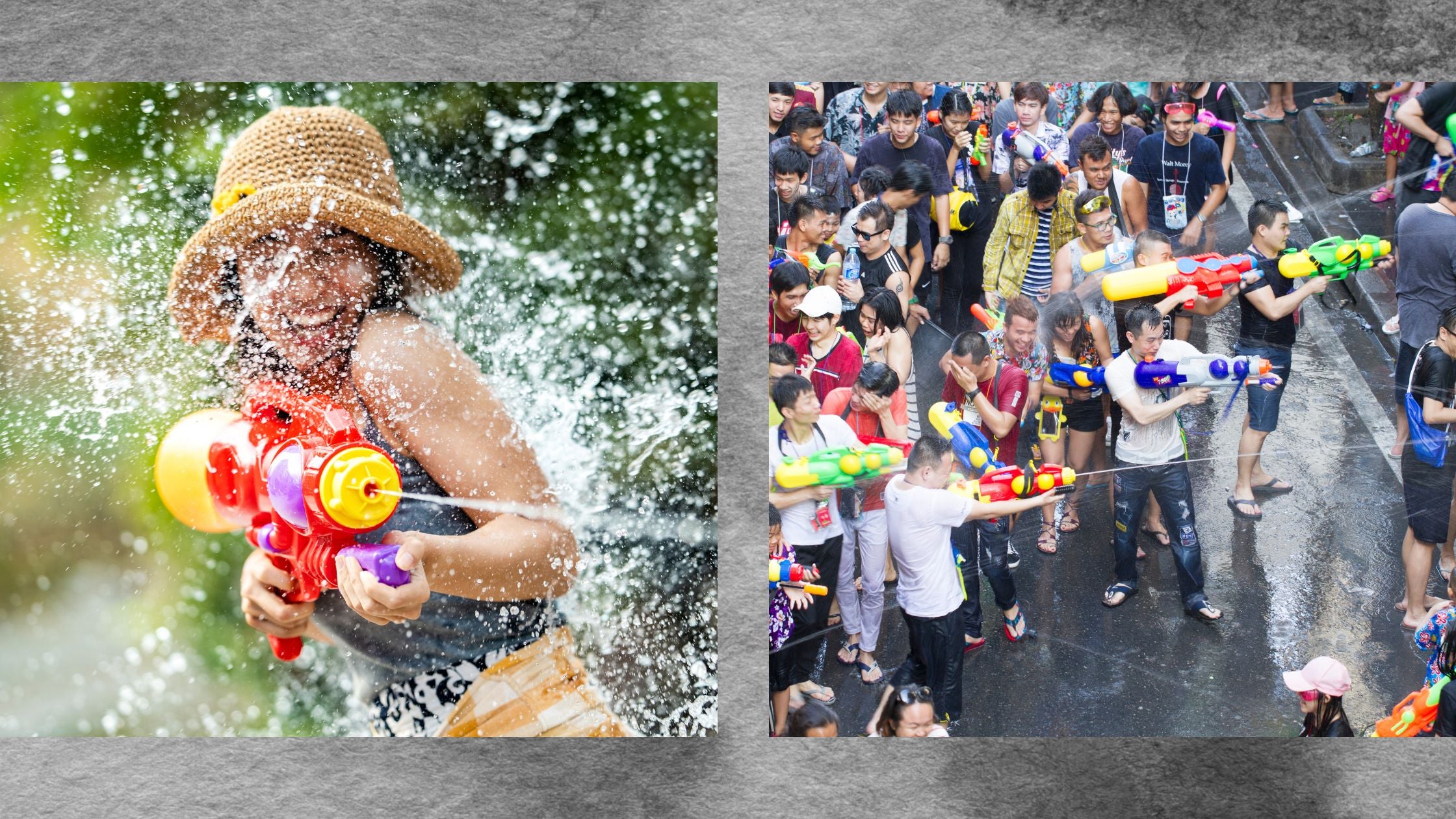 water fight for Songkran Thailand