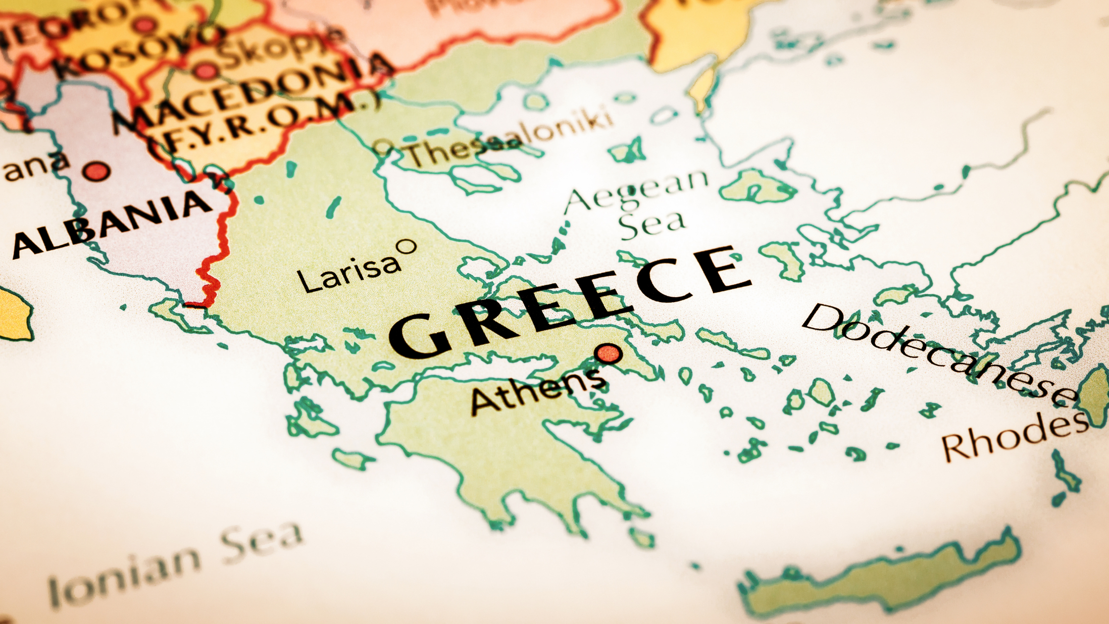 map of greece