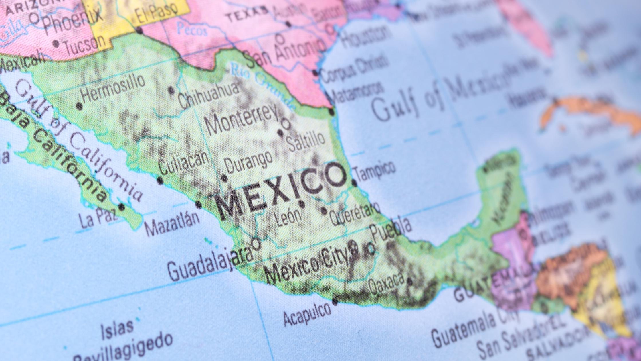 map of Mexico