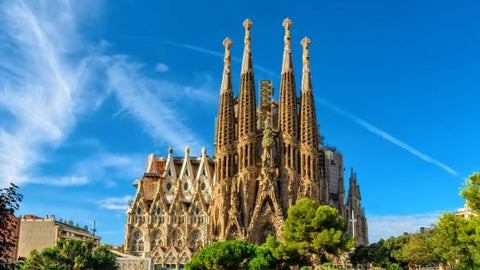 Sagrada Familia church Barcelona by Gaudì