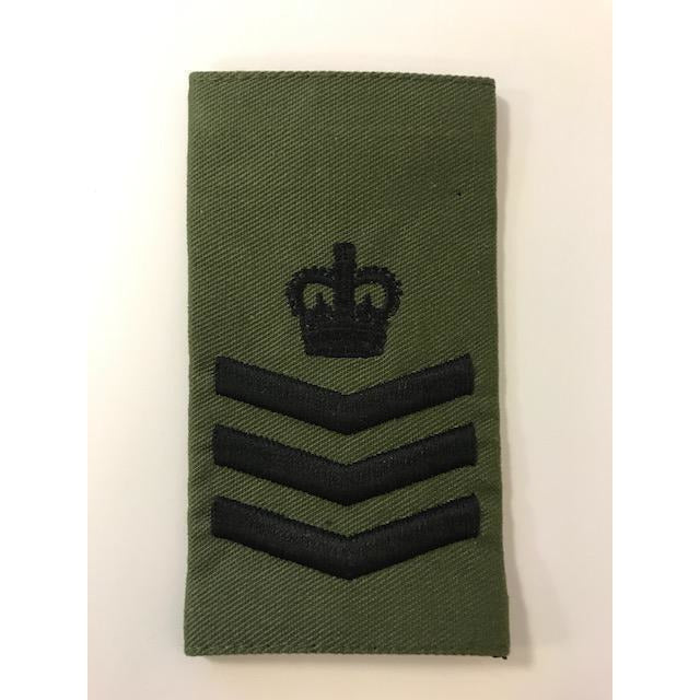 Royal Marines Olive Rank Slide | Ammo & Co | Embroidered Badges – Cadet ...