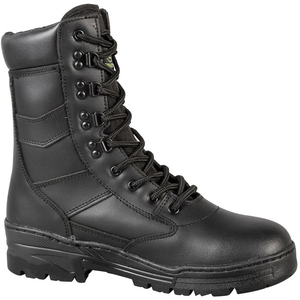 Black Full Leather Patrol Boots | Web-Tex | Combat Boots – Cadet Kit Shop