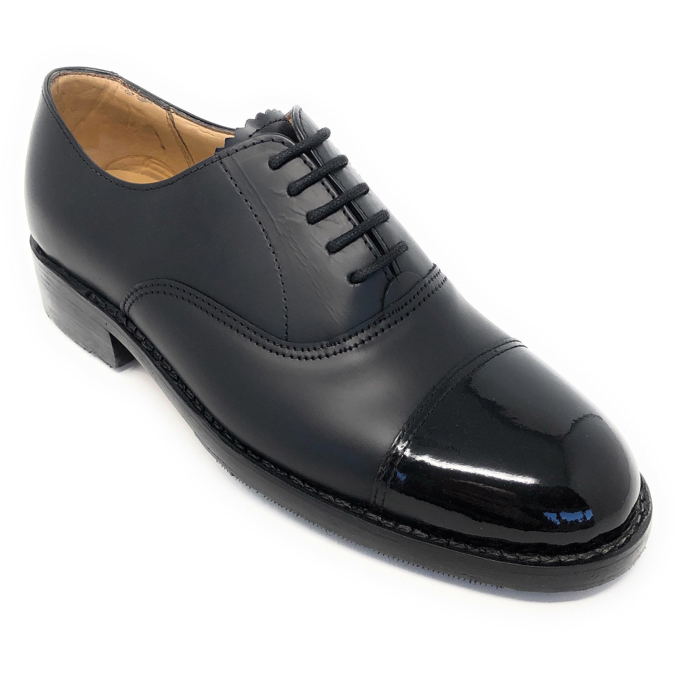 Oxford Shoe with Patent Toe Cap | Ammo & Co | Parade Footwear – Cadet ...