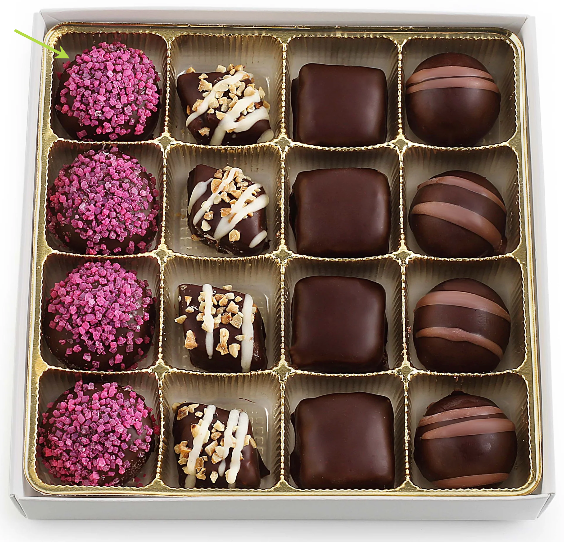 Berry Swirl Chocolate Gift Box