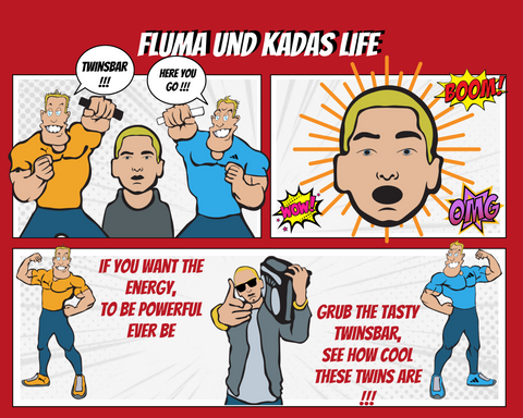 Fluma & Kadas - HipHop - TWINSBAR - Veganer Schokoriegel, Schokolade, Schokoriegel, Fruchtriegel, Energieriegel, Brainfood, Vegan, Snack