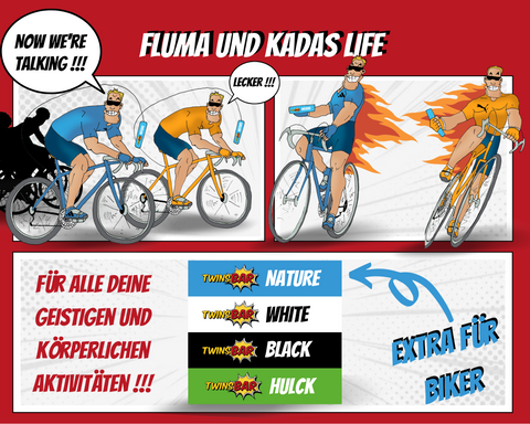 Fluma & Kadas - Outdoor Snack - TWINSBAR - Veganer Schokoriegel, Schokolade, Schokoriegel, Fruchtriegel, Energieriegel, Brainfood, Vegan, Snack