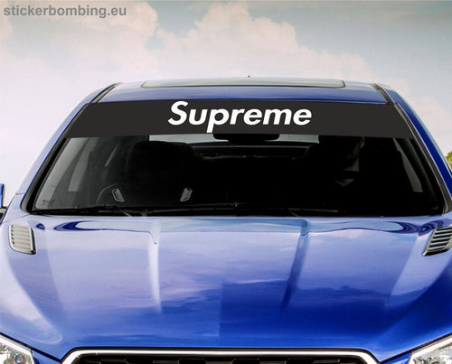 Supreme Banner Sticker