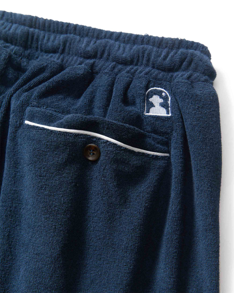 The Gaucho Terry Cloth Shorts - Vintage Navy – Dandy Del Mar