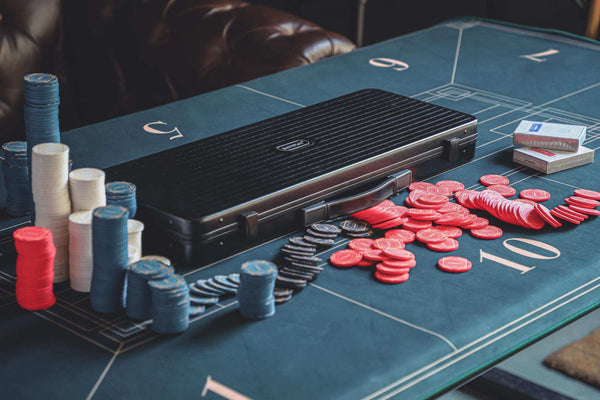 ACES Poker Chips Set | Art Deco Inspired Design | SLOWPLAY - Professional Poker Equipment