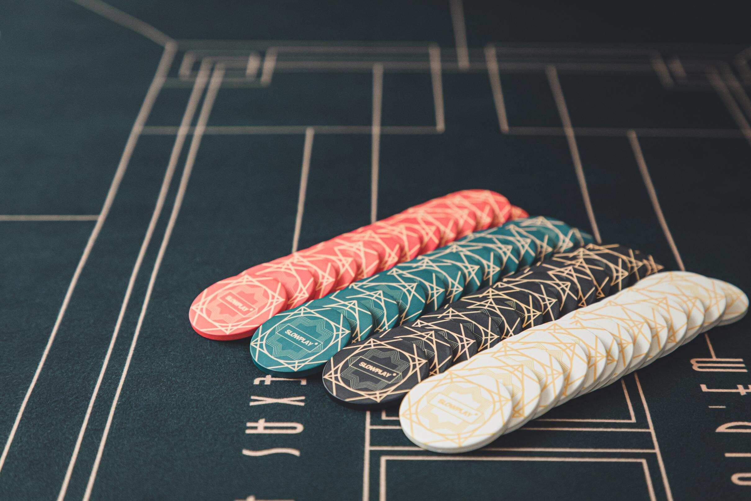 Aces Ceramic Poker Chips | SLOWPLAY Poker Chips Brand