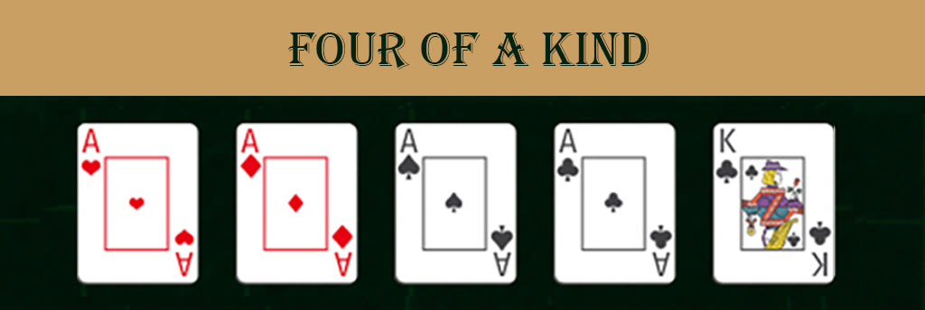 Poker Hand Rankings - Four of a kind