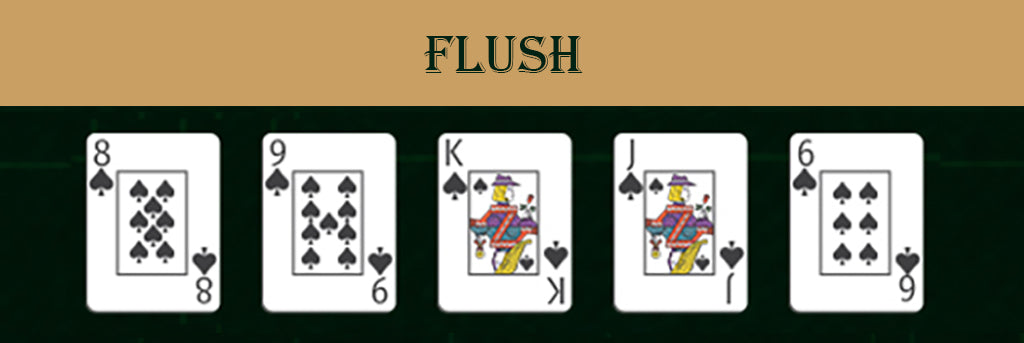 Poker Hand Rankings - Flush