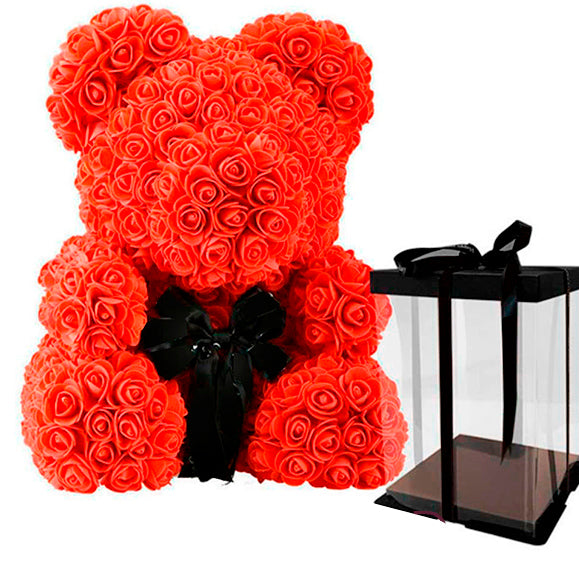 teddy bears made of roses