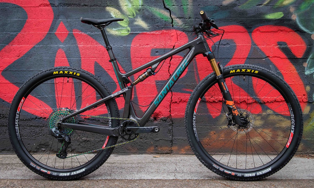 santa cruz blur mountain bike