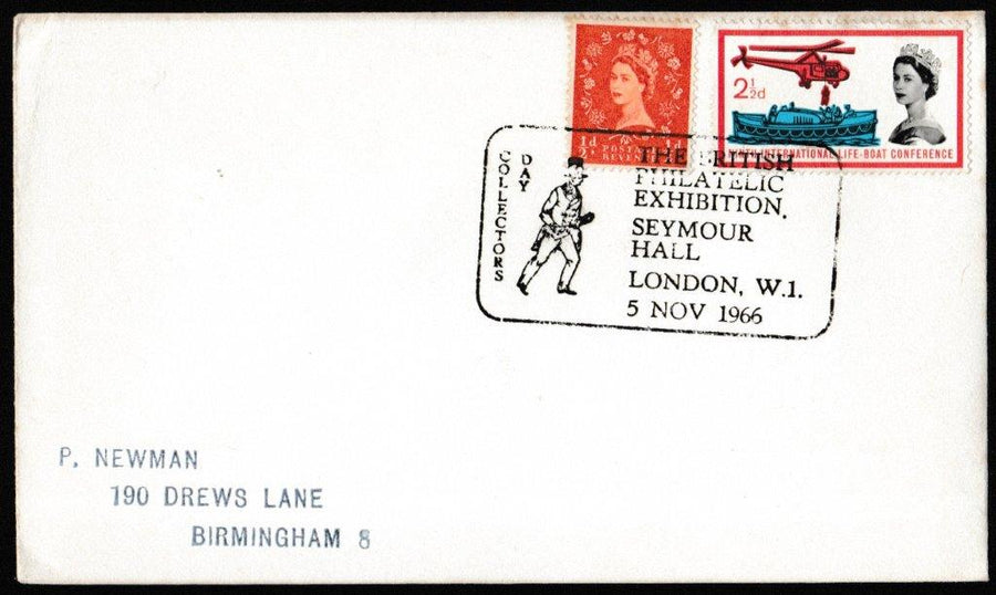 Great Britain Plain Cover, 'British Philatelic Exhibition 1966', Plain, British Philatelic Exhibition Seymour Hall, 05-Nov-1966