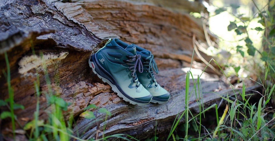 Shoes drying in the sun