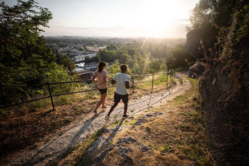 Running downhill