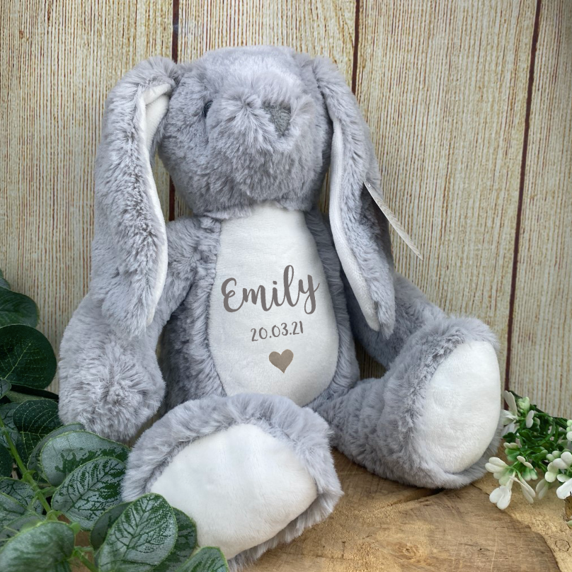 little grey rabbit soft toy