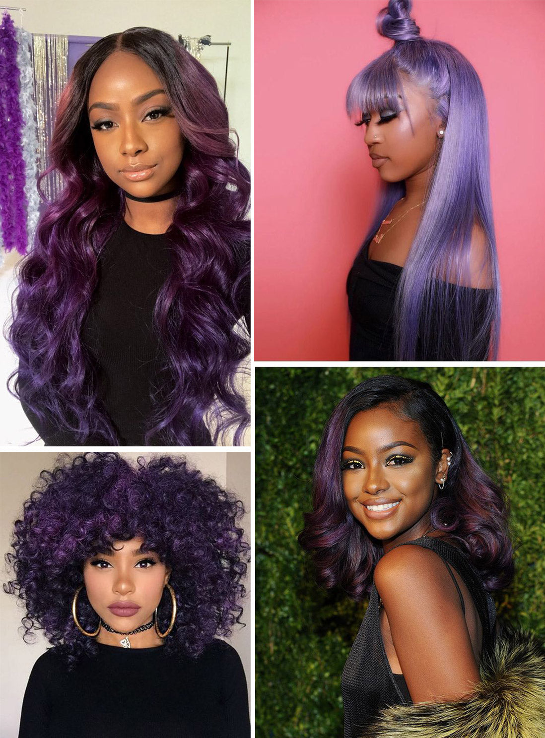 unnatural colored wigs