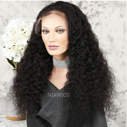 FULL HAND-TIED LACE FRONT  WIG