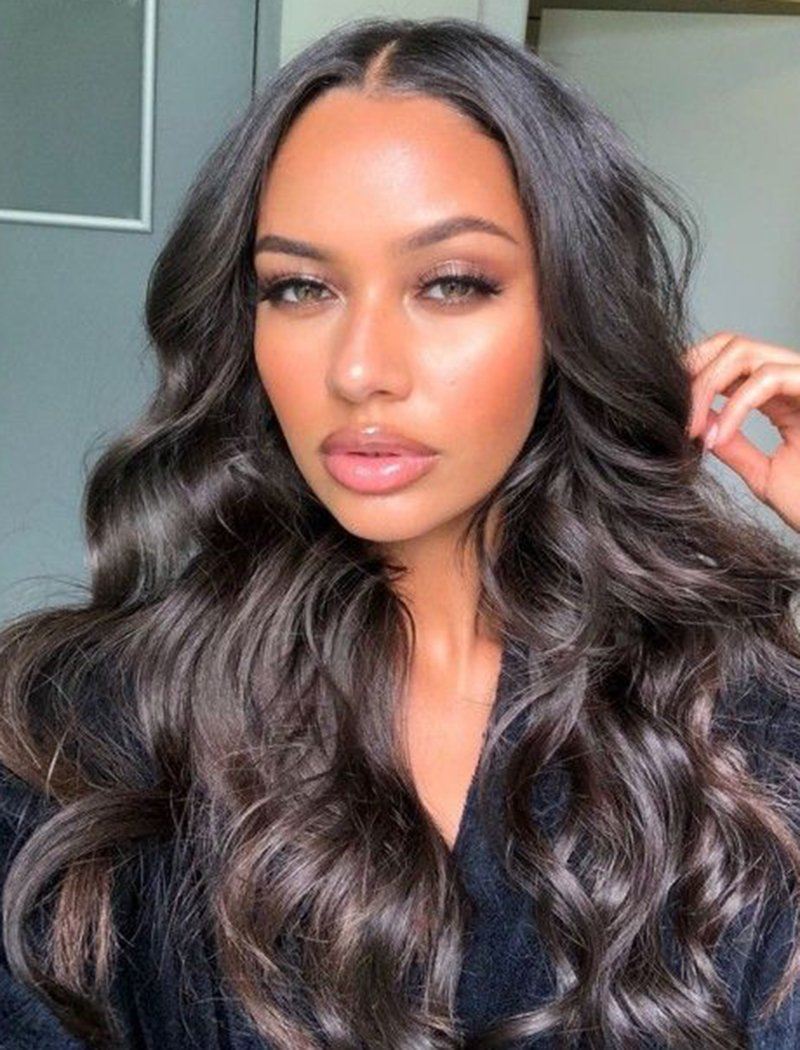 Natural Wave Human Hair Glueless Full Lace Wigs With Baby Hair – NiaWigs