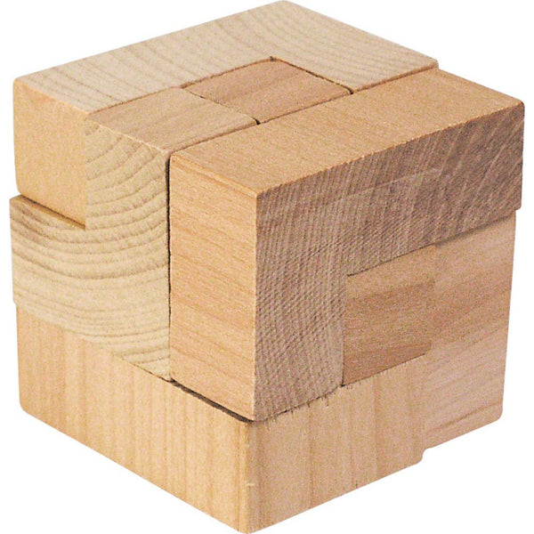 wooden 3d pixel cube puzzle solution