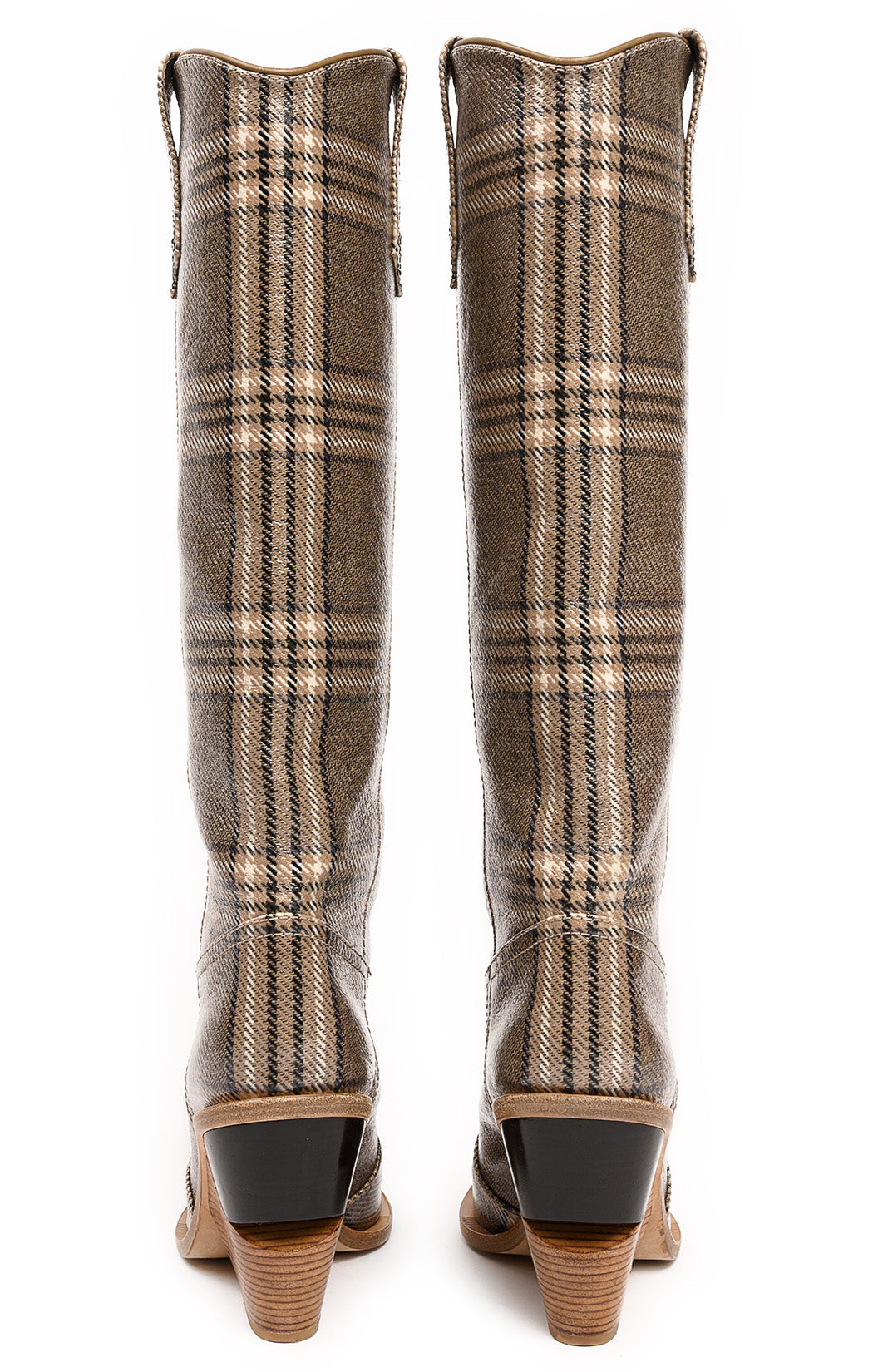 fendi plaid boots