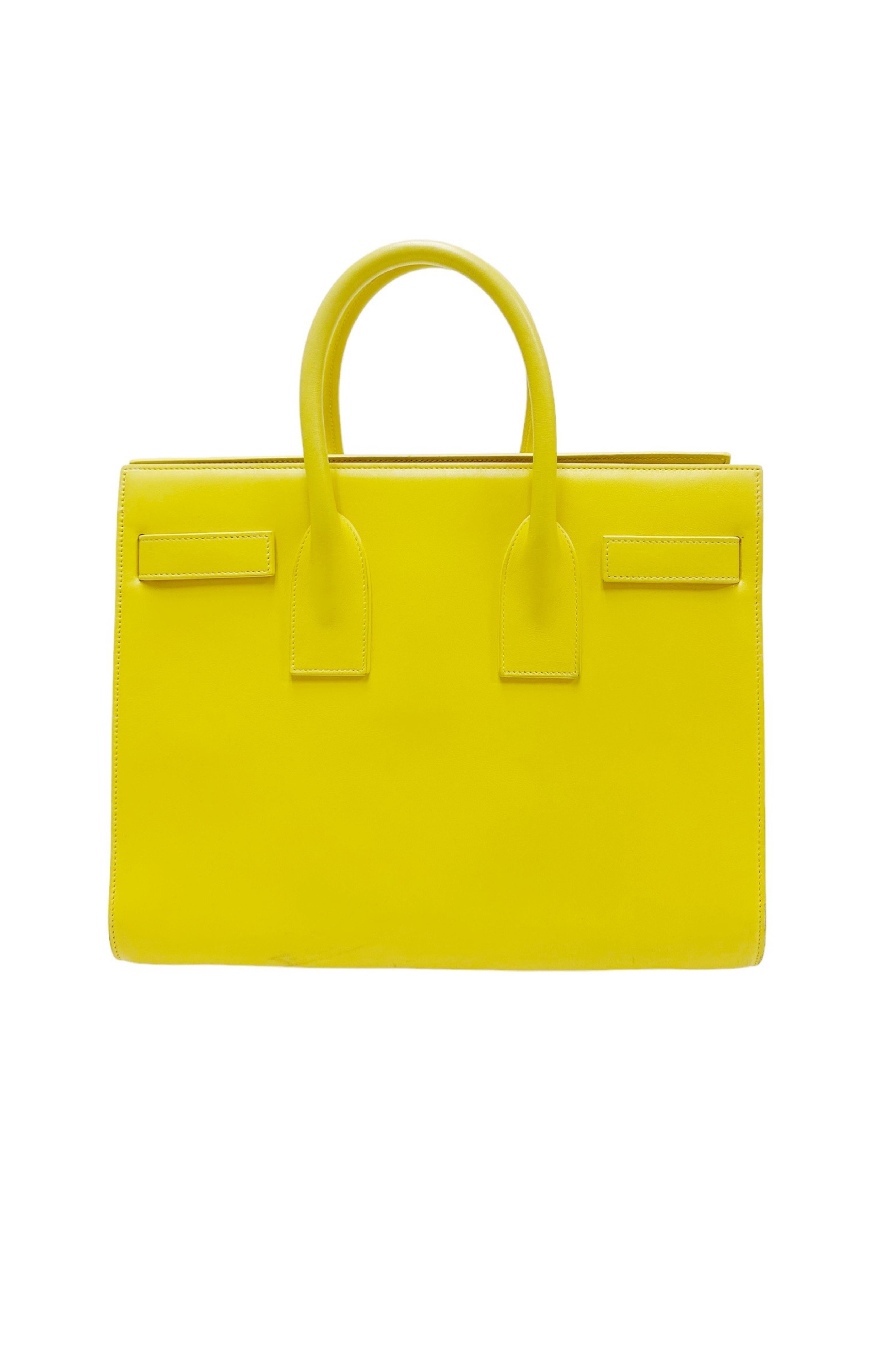 SAINT LAURENT Bag Size: 12.5" x 5.825" x 9.825"; 3.75" drop handle