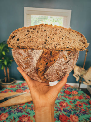 Jewish Rye Sourdough Bread + Basil Aioli Combo!