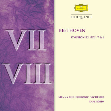 BEETHOVEN: Symphonies Nos. 7 & 8 - Vienna Philharmonic, Bohm