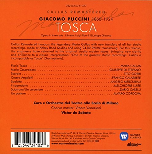 PUCCINI: TOSCA - CALLAS, DI STEFANO, LA SCALA (2 CDS) – ClassicSelect World