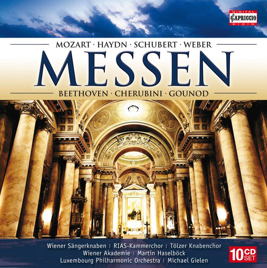 MASSES (Mozart, Haydn, Schubert, Weber, Beethoven, Cherubini, Gounod, Bruckner): Vienna Boys Choir, Altenburger Sängerknaben, RIA (10 CDS)
