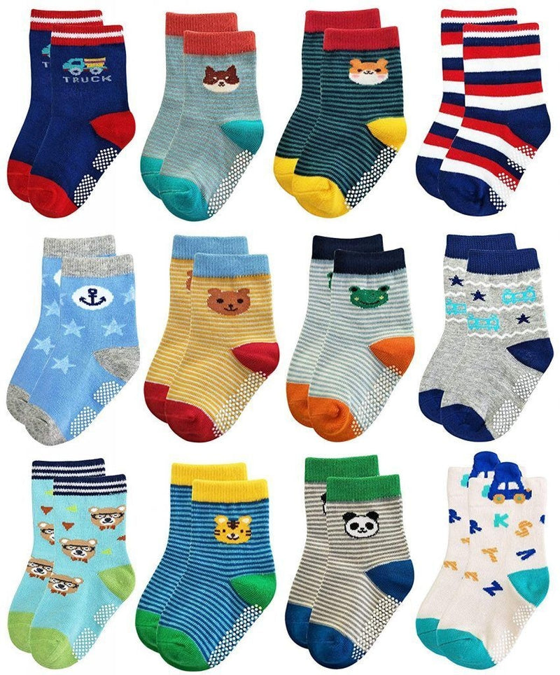 boys gripper socks