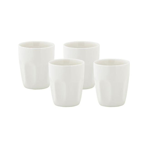 Set of 4 Maxwell & Williams 450mL White Basics Coupe Mug