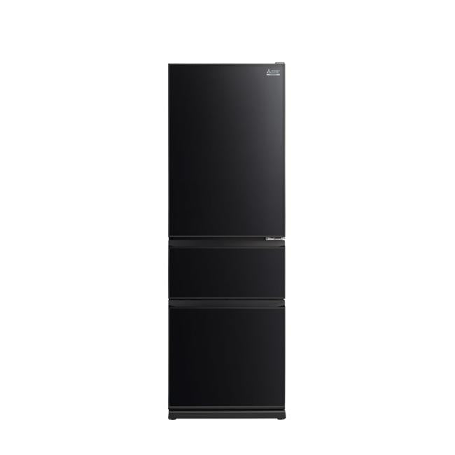 Mitsubishi Classic CX Black Glass Multi Drawer Fridge MRCGX328ERGBKA