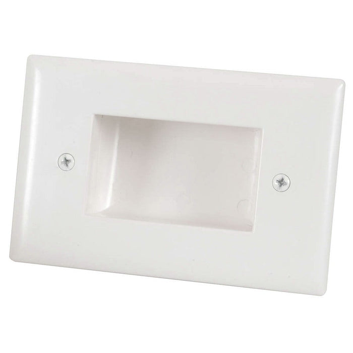 Recessed Cable Entry Wall Plate - Small - Folders