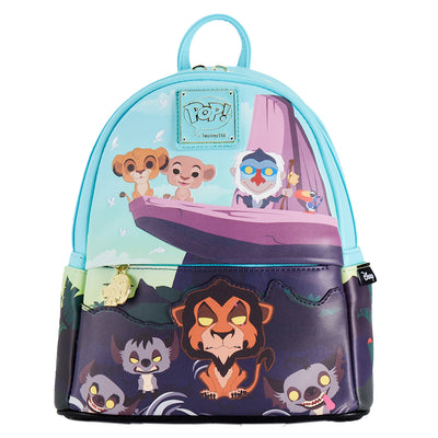 Disney Princess Collage Triple Pocket Mini Backpack