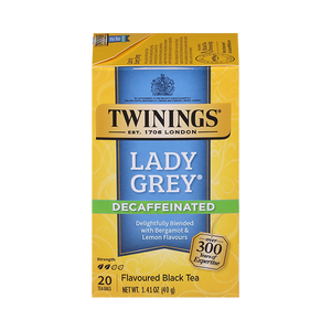 Decaffeinated Earl Gray Green Tea: blend flavored with bergamot