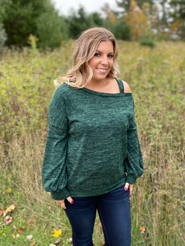 The Savannah Cold Shoulder Sweater