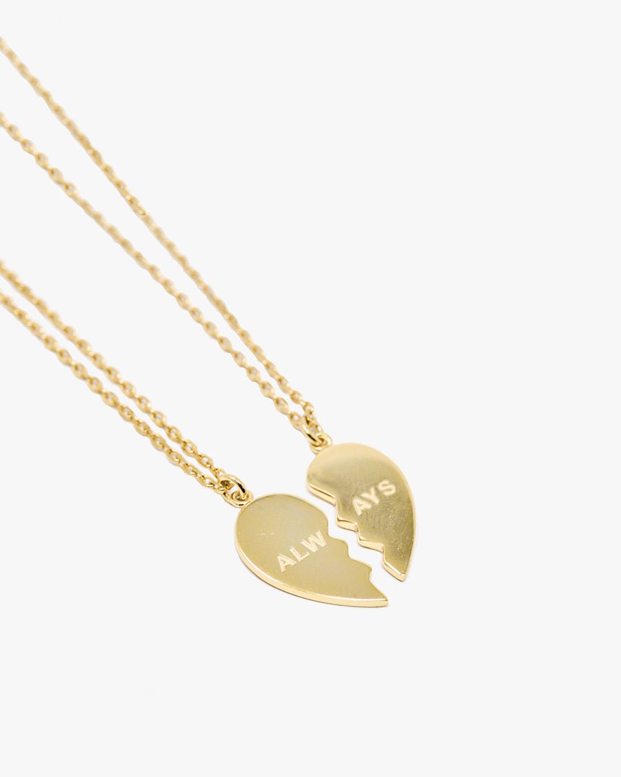 Belachica BFF Half-Heart Magnetic Necklace Set