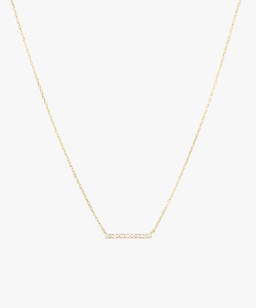 OCEANSIDE DIAMOND BAR NECKLACE - Shop Cupcakes and Cashmere